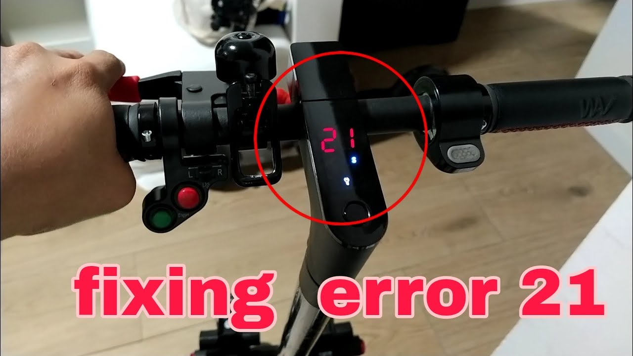 How To Fix Error 21 XIAOmi M365 YouTube How To Fix Error 21 XIAOmi M365 YouTube