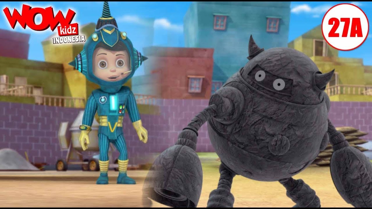 Kartun Anak | Vir: The Robot Boy Bahasa Indonesia | Vir VS Cemento | WowKidz Indonesia