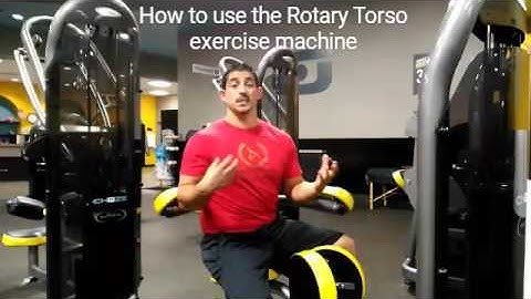 How to use the Rotary Torso machine