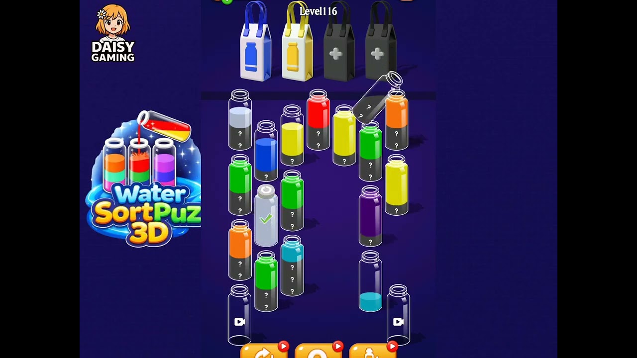 Water SortPuz 3D Level 116 Walkthrough