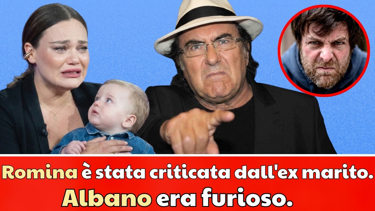 📢 Romina Carrisi aggredita dall'ex marito dopo le accuse. Al Bano furioso
