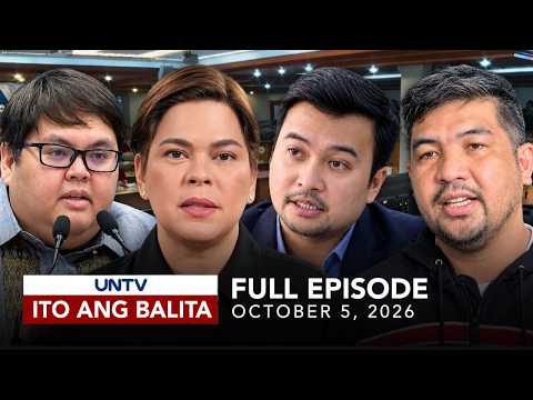 UNTV: Ito Ang Balita | October 5, 2026