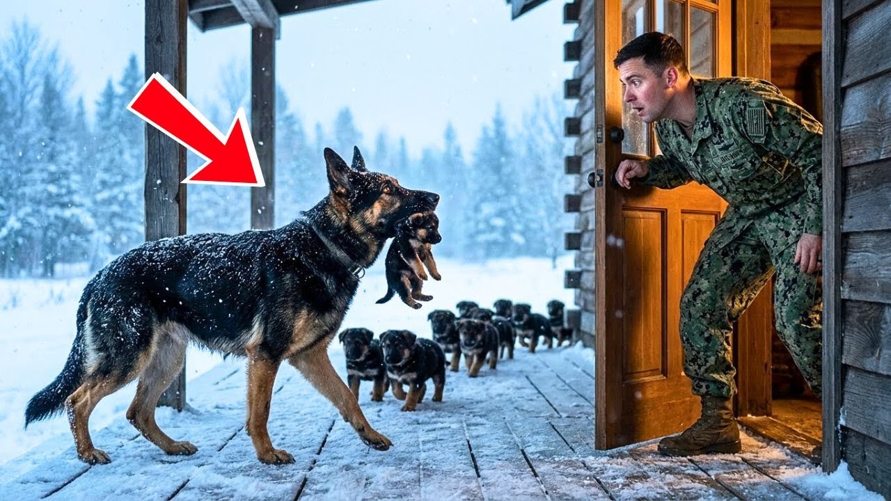 Something Was Wrong With This Dog’s Puppies—The Navy SEAL Who Opened the Door Changed Everything