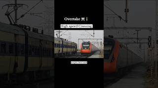(Overtake)-Vande Bharat Express DMU train high speed 130Kmph |#shorts #train #railway