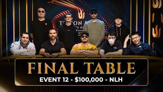 🔴 FINAL TABLE $100K NLH Main Event – Event #12 | Triton SHRS Jeju II 2026