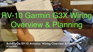 RV-10 Avionics - G3X Wiring Overview & Planning