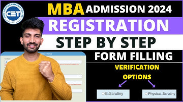 MBA Registration Form Filling Process 2024 | MAH MBA CET 2024 Admission Process