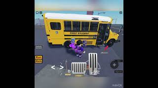 School bus leaving Roblox #2