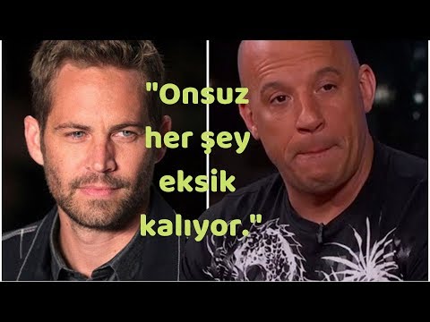Vin Diesel-Paul Walker Duygusal Anlar