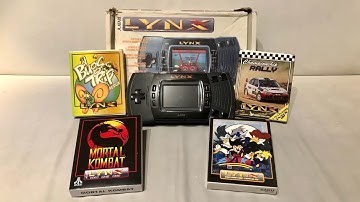 Collections et Anecdotes : Homebrew ATARI LYNX : ZAKU - MORTAL KOMBAT - A BUG’S TRIP - RALLY
