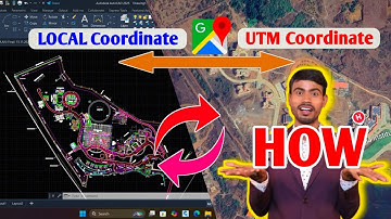 How To Convert Local Coordinate To UTM Coordinate||How To Convert UTM Coordinate To Local Coordinate