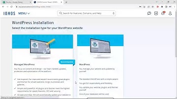 Lesson 11 (2023): Building a WordPress Website for free using the One Click Installer on IONOS host
