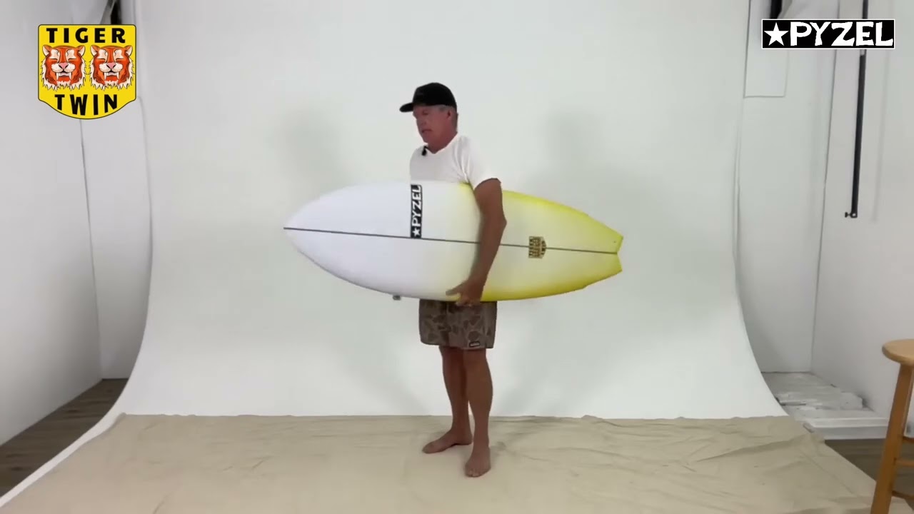 The Tiger Twin by Pyzel Surfboards