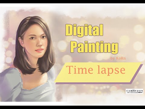 Digital Painting Portrait วาดภาพเหมือนด้วยโปรแกรมPS