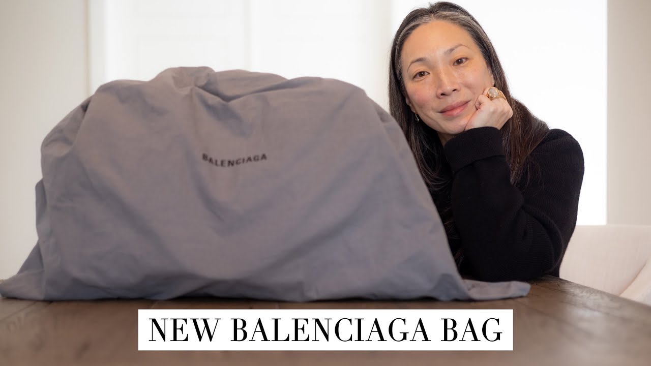 New Authentic Balenciaga 20 X 25 Gray Cotton Dust Bags