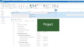 SharePoint - Manage your project with Project Professional
