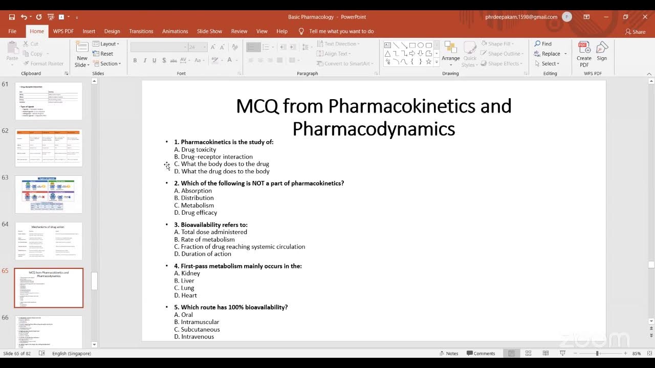 DHA Pharmacy Pharmacokinetics WARNING What You're Doing Wrong