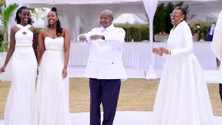 MUHOOZI LEADS OTHERS AS THEY DANCE & CELEBRATE THE POWER COUPLE OF MAMA JANET & MUSEVENI.