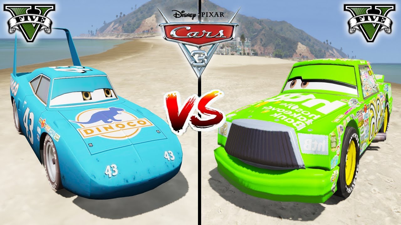 King Dinoco VS Chick Hicks (Disney cars) in GTA 5 WHO IS BEST? YouTube
