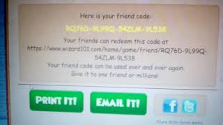 Wizard 101 friend code