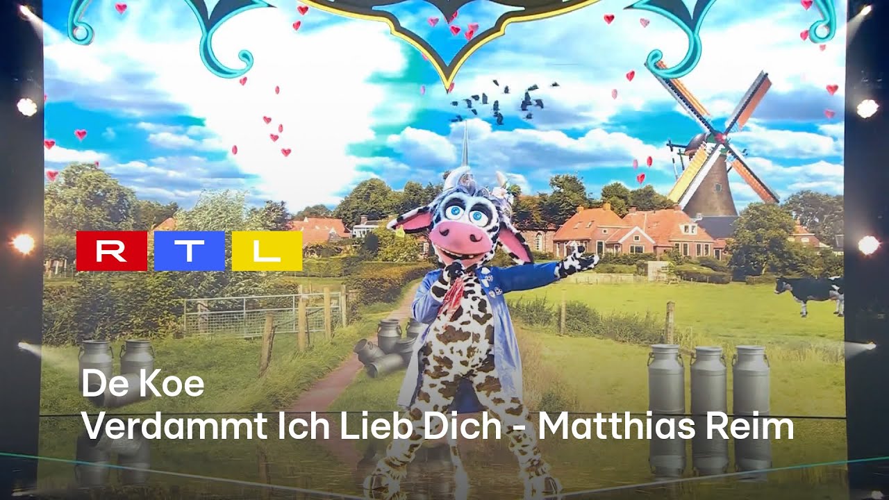 Verdammt! De energieke Koe zingt Duits en het panel is de weg kwijt | The Masked Singer