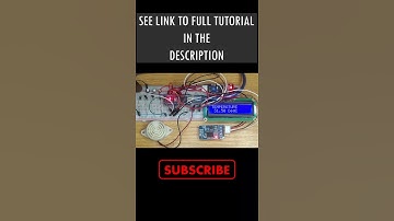 DS3231 Date, Time, Temperature, Alarm & LCD Menu  #Shorts