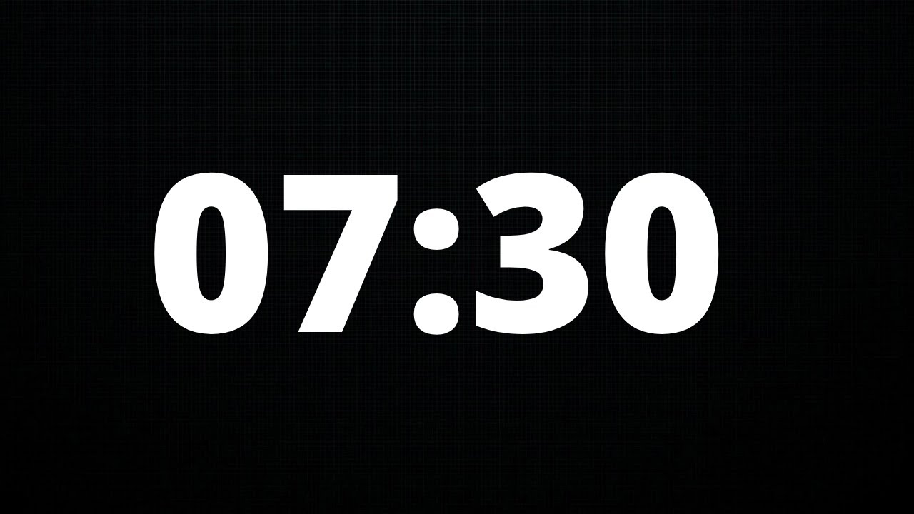 7 min 30 sec COUNTDOWN TIMER RELAXING VIDEOS - YouTube