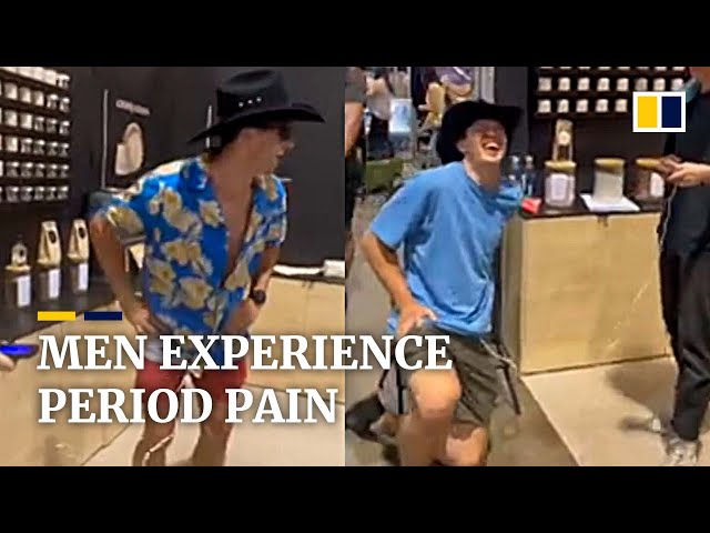 Watch Men Experience Period Pain With Menstrual Cramp Simulator