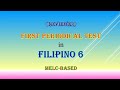 First Periodical Test in Filipino 6, quarter 1 melc-based reviewer. Mp3 Song