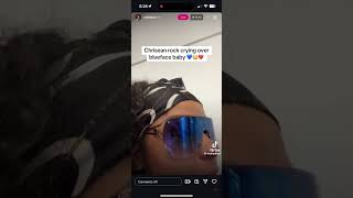 Chrisean Rock Crying Over Blue Face Baby....