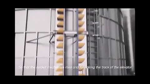 How does the Cement Clinker Conveying Bucket Elevator work?