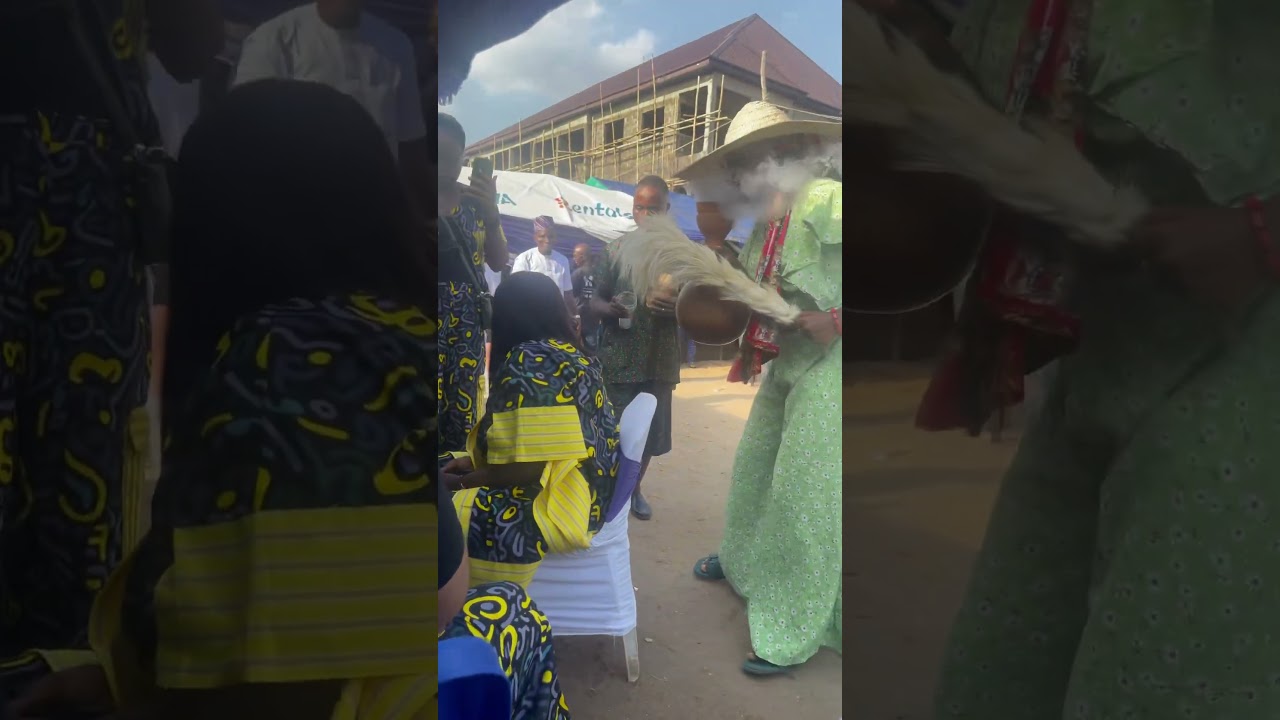 Palmwine presentation at an event. #palmwine