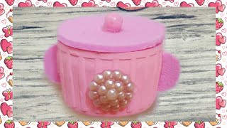 Minyatür Tencere Yapımı - Barbie Minyatür Mutfak Eşyaları Yapımı