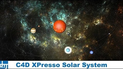 Solar System Cinema 4D - After Effects Project