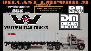 Diecast Masters Transport Series Western Star 4900 SF Day Cab Tandem Tractor w/40' Container