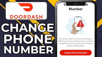 HOW TO CHANGE PHONE NUMBER ON DOORDASH (2025)