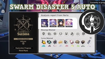 Remembrance Path vs Swarm Disaster Difficulty 5 on Auto - Honkai: Star Rail