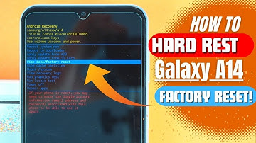 How To Hard Reset Samsung Galaxy A14 | Forgot Pattern/PIN Unlock