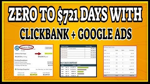 Zero To $721 Days With Clickbank Using Google Ads | Live Campaign For Beginners @ClickbankSuccess
