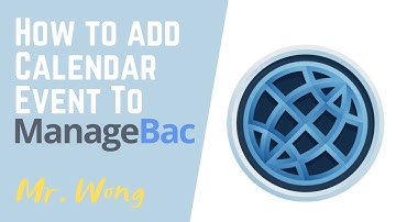 How to Add Calendar Event to ManageBac (for Teachers)