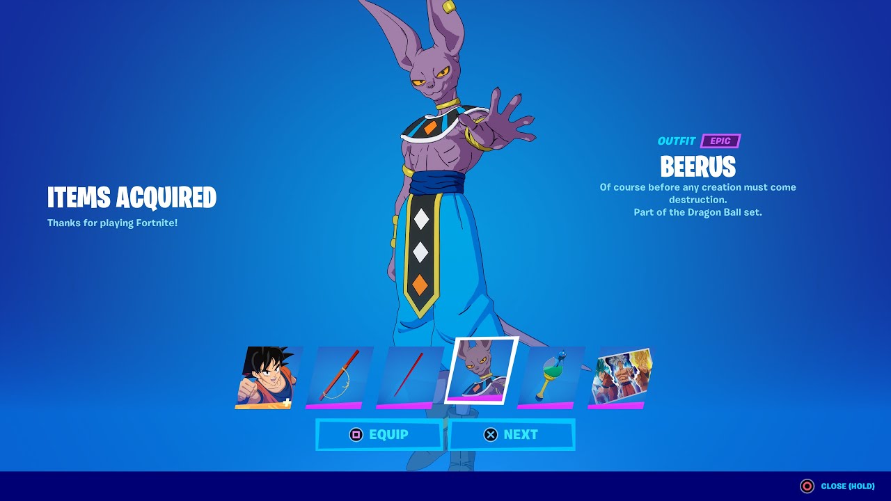 How To Get Beerus Skin For FREE! (Fortnite) YouTube