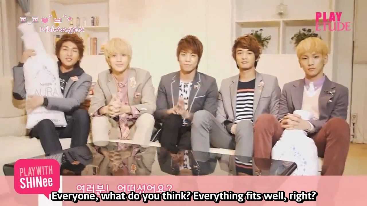 [ENG SUBBED] 111118 SHINee - Etude House Sweet Play BTS