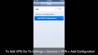 How To : Get Free VPN Server For iPhone And iPad - Tutorial screenshot 5