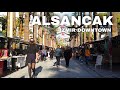 [4K] Izmir Alsancak - 1 Hour Downtown Walking Tour | Turkey Travel 2022