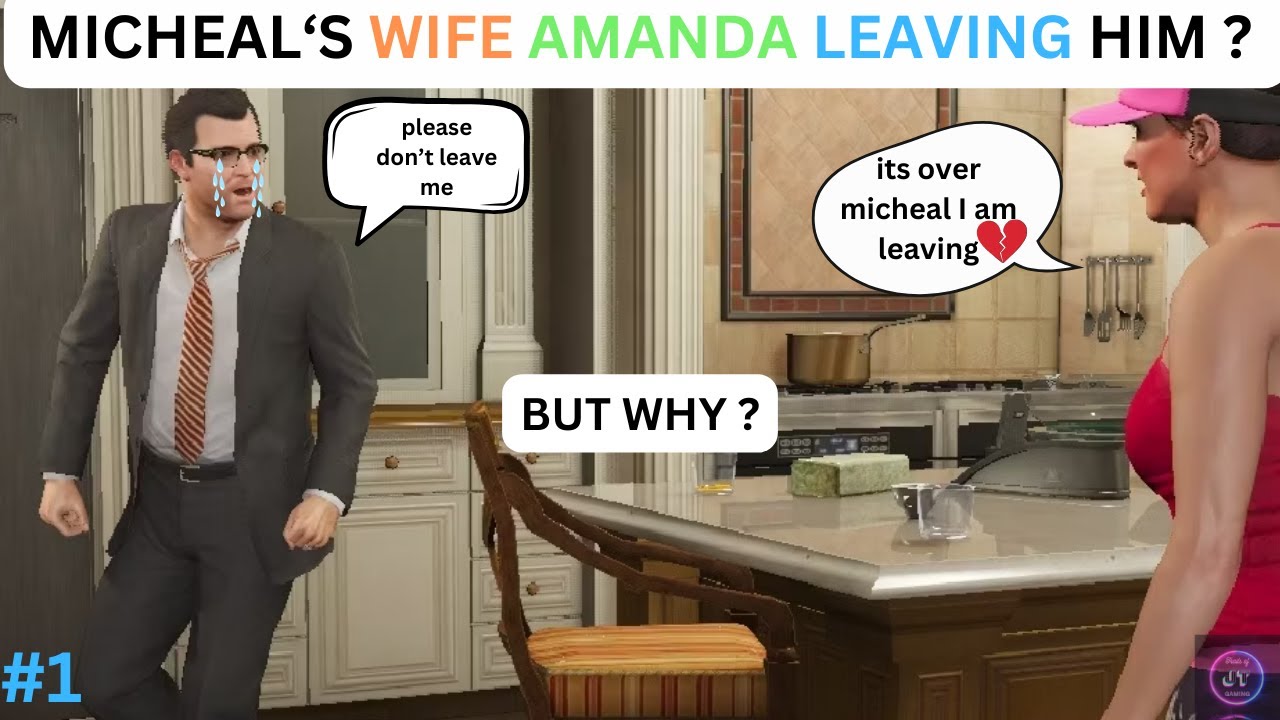 WHY MICHEAL'S WIFE LEFT HIM ? | GTA 5 GAMEPLAY #1 #gta #gta5