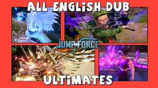 Jump Force - All English Dub Ultimates