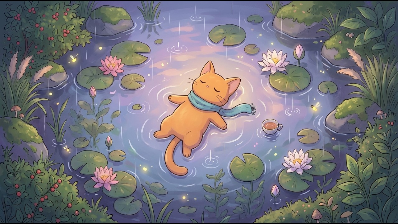 Even in Quiet Nights, You’re Safe 🌙 Cozy Rain Lofi for Study & Sleep – 3 Hours