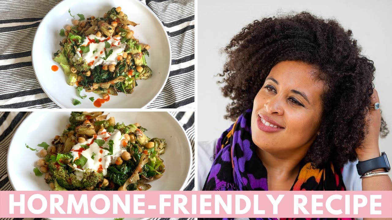 Hormonefriendly recipe idea Middle Eastern Chickpeas, Broccoli and Spinach Healthy YouTube