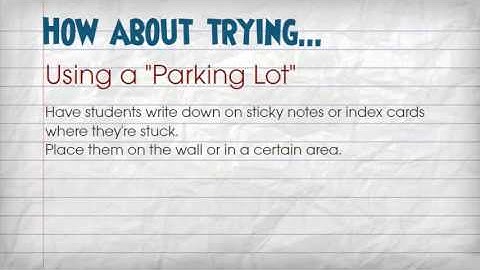 Interactive Teaching Techniques