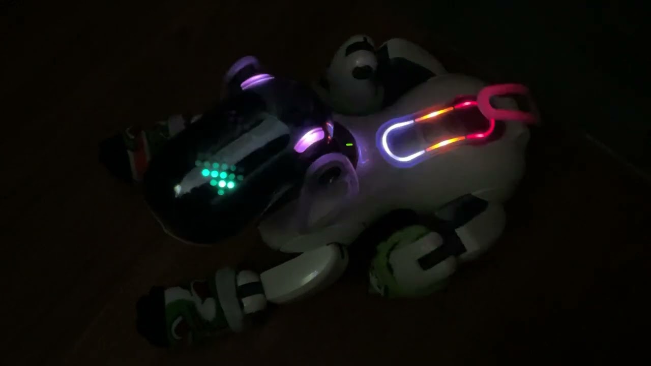 Aibo ERS-7 Dances In Dark - Super Mario Underground Music